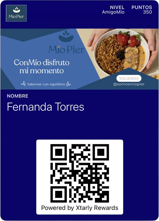 Tarjeta de lealtad de Mio Pier | Brunch House en Apple Wallet